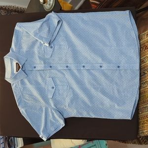 J&M, men short sleeve shirt, large, excellent shape